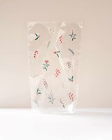 folia PP-Bodenbeutel A FLORAL CHRISTMAS 14,5 x 23,5 cm, 6 St.
