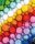 folia Pompons farbsortiert Jumbo Glitter Ø 1,5 - 4,0 cm, 730 St.