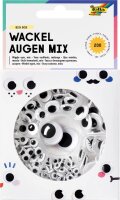 folia Wackelaugen weiß BIG BOX MIX Ø 5,0 -...