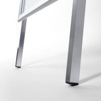 Showdown® Displays Kundenstopper silber DIN A0 2 Fächer 88,6 x 92,5 x 138,0 cm, 1 St.