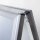 Showdown® Displays Kundenstopper silber DIN B1 2 Fächer 92,5 x 74,5 x 138,0 cm, 1 St.