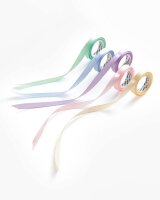 folia Geschenkband PASTELL satiniert pink, orange, gelb,...