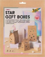 folia Geschenktüten STAR GIFT BOXES braun 75,0 /...