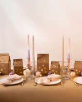 folia Geschenktüten STAR GIFT BOXES braun 75,0 / 85,0 / 110,0 x 130,0 / 150,0 / 195,0 mm, 6 St.