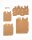 folia Geschenktüten STAR GIFT BOXES braun 75,0 / 85,0 / 110,0 x 130,0 / 150,0 / 195,0 mm, 6 St.