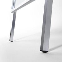 Showdown® Displays Kundenstopper silber DIN B2 2 Fächer 54,5 x 74,4 x 112,0 cm, 1 St.