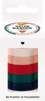folia Geschenkband CLASSIC satiniert rot, champagner,...