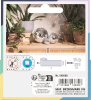 folia Mosaiksteine silber MIRROR TILE ROLLS S, 2 St.