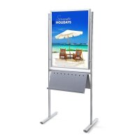 Showdown® Displays Kundenstopper silber DIN B1 2...