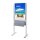 Showdown® Displays Kundenstopper silber DIN B1 2 Fächer 82,0 x 50,0 x 185,0 cm, 1 St.