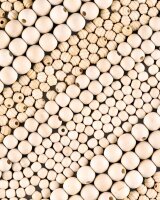 folia Holzperlen NATURAL naturbraun 2.200 St.