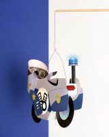 folia Bastelset POLICE blau, weiß