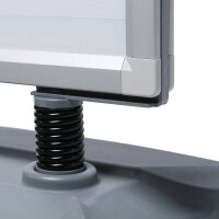 Showdown® Displays Kundenstopper Windtalker silber...