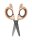 folia Kinderschere SLOTH braun 16,0 cm