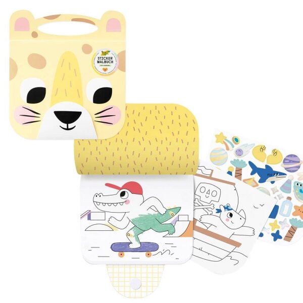 folia ADVENTURE mit Sticker Malbuch, 1 St.