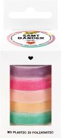 folia Geschenkband PASTELL samtig champagner, rosa, lila,...