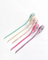 folia Geschenkband PASTELL samtig champagner, rosa, lila,...