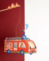 folia Bastelset FIRE ENGINE rot