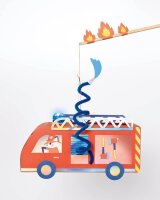 folia Bastelset FIRE ENGINE rot