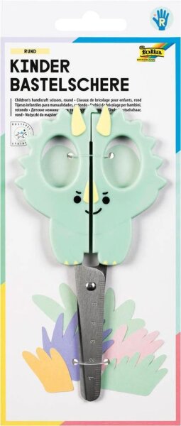 folia Kinderschere DINO grün 16,0 cm