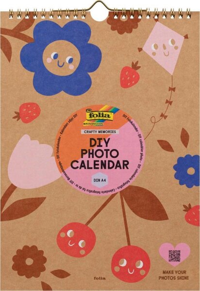 folia Kalender zum Selbstgestalten CRAFTY MEMORIES A4 jahresunabhängig, 1 St.