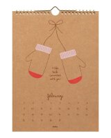 folia Kalender zum Selbstgestalten CRAFTY MEMORIES A4 jahresunabhängig, 1 St.