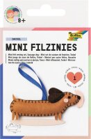 folia Nähset Mini Filzinies DACKEL braun