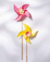 folia Bastelholz natur Windrad Stab, 1 Set