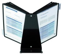 DURABLE Sichttafelsystem VARIO 557001 DIN A4 schwarz mit 10 St. Sichttafeln, 1 St.