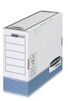 Bankers Box Archivboxen Bankers Box weiß/blau 10,8 x 26,5 x 32,7 cm, 10 St.