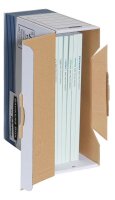 Bankers Box Archivboxen Bankers Box weiß/blau 10,8 x 26,5 x 32,7 cm, 10 St.