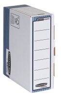 Bankers Box Archivboxen Bankers Box weiß/blau 10,8 x 26,5 x 32,7 cm, 10 St.