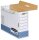 Bankers Box Archivboxen Bankers Box weiß/blau 10,8 x 26,5 x 32,7 cm, 10 St.