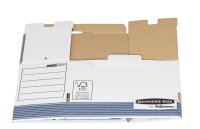Bankers Box Archivboxen Bankers Box weiß/blau 15,5 x 26,5 x 32,7 cm, 10 St.