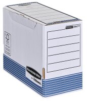 Bankers Box Archivboxen Bankers Box weiß/blau 15,5 x 26,5 x 32,7 cm, 10 St.
