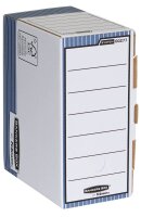 Bankers Box Archivboxen Bankers Box weiß/blau 15,5 x 26,5 x 32,7 cm, 10 St.