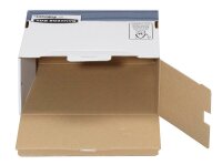Bankers Box Archivboxen Bankers Box weiß/blau 15,5 x 26,5 x 32,7 cm, 10 St.