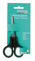 STANGER Schere stainless schwarz-grün 12,5 cm