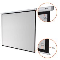 celexon Rolloleinwand Economy 1:1, 300 x 300 cm...