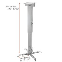 celexon Beamer-Deckenhalterung Multicel 4070W weiß
