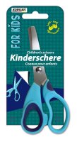 STANGER Schere hellblau-dunkelblau 13,5 cm