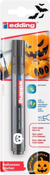 edding 3110 Halloween Permanentmarker schwarz 1,5 - 3,0 mm, 1 St.