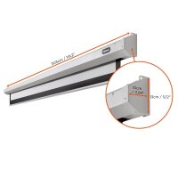 celexon elektrische Rolloleinwand Economy Motor 4:3, 280 x 210 cm Projektionsfläche