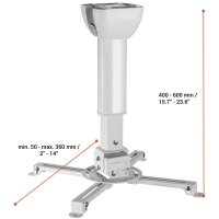 celexon Beamer-Deckenhalterung MultiCel 4060 Pro weiß