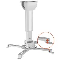 celexon Beamer-Deckenhalterung MultiCel 4060 Pro weiß