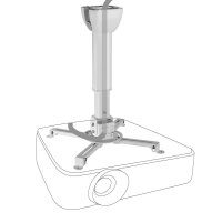 celexon Beamer-Deckenhalterung MultiCel 4060 Pro weiß