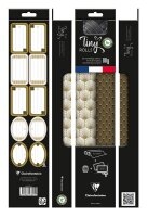 Clairefontaine Geschenkpapier Set Tiny Rolls mehrfarbig,...