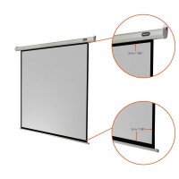 celexon elektrische Rolloleinwand Economy Motor 1:1, 200...