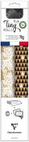 Clairefontaine Geschenkpapier Set Tiny Rolls mehrfarbig,...