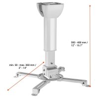celexon Beamer-Deckenhalterung MultiCel 3040 Pro weiß
